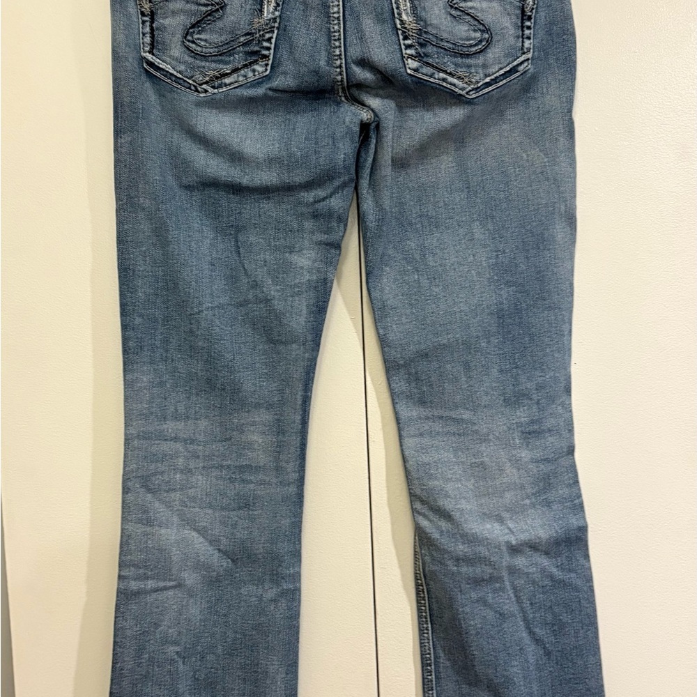 Silver Jeans Blue slim boot cut  Leg - Picture 4 of 8